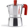 Zanetti, Mama Red Edition, Caffettiera Moka in Alluminio, Macchinetta Caffè 1 Tazza, Moka Espresso con Sistema Anti Goccia, Guarnizione in Silicone, Manico Ergonomico, Colore Rosso