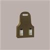 LUCGEL 10 Pz Scatola Astuccio Porta 3 Bottiglie 750 ml vino e olio New Bag in Cartoncino Marrone effetto Pelle 270x90H410mm
