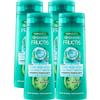 FEI FAN Shampoo Purificante PURE NON-STOP COCONUT WATER, Per Cute Grassa e Punte Secche. Con Acqua Di Cocco e Acido Salicilico, Senza Siliconi. Rimuove Il Sebo In Eccesso 250ml (4 Flaconi)
