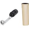 Glowster Portacandele completo a lacrima da 10 cm color crema. Dona un tocco elegante e caldo a qualsiasi spazio. Ideale per occasioni speciali, trasforma la tua casa in un rifugio accogliente.