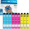 LOSMANN 16XL Cartucce per stampante compatibili con Epson 16 XL per Workforce WF-2760 WF-2630 WF-2510 WF-2660 WF-2750 WF-2650 WF-2540 WF-2530 WF-2520 WF-2010 (Ciano, Magenta, Giallo, confezione da 9)