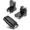 RUXELY Adattatore USB C a Garmin Orologio 3 Pezzi,90° Connettore Tipo C Caricatore Cavo Compatibile con Garmin Fenix 8 E 7 7S 7X 6 6X 6S 5X 5S Plus,Forerunner 970 570 965 55 45,Quatix 8,Epix,Tactix,Approach