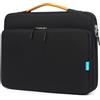 Veki 13-14 Pollici Custodia Borsa Porta PC, Custodia PC Portatile, Sleeve Impermeabile per Laptop, Caso da Trasporto per Computer Compatibile con MacBook, HP, Dell, Lenovo, Asus Notebook (Nero)