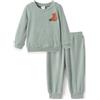 PATPAT Set Neonato, Pigiama Neonato - Maglia a Maniche Lunghe e Pantaloni, Pigiama Bambino Invernale, Pigiama Bambina, Vestiti Neonato Maschio, Regalo Neonato Maschio, Pigiama Pile Bambino 3-24 mesi