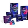 Durex Preservativi Stimolazione e Lunga Durata, 12 Profilattici Durex Retard e 6 Preservativi Durex Sync con Rilievi e Nervature + dadi dell'amore Durex 2024