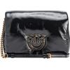 Pinko Love Click Puff Classic Soft Naplack, Borsa Donna, Z99b_nero Limousine Block Color, Taglia Unica