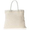 The Drop Alora Crochet Small Tote da Donna, Avorio, Taglia unica