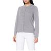 United Colors of Benetton 1033D5570 Maglione Cardigan, Melange Light Grey 501, XS Donna