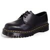 Dr. Martens 1461, Scarpe stringate Donna, Nero(Black Virginia), 37 EU