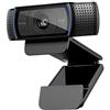 Logitech C920 Hd Pro Webcam, Videochiamata Full Hd 1080P/30Fps, Audio Stereo, ‎Funziona Con Skype, Zoom, Facetime, Hangouts, ‎‎Streaming, Pc/Mac/Laptop/Tablet/Chromebook, Nero