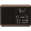 Pure Classic H4 Radio da Cucina Digitale (DAB+/FM, Bluetooth, USB, AUX, Timer da Cucina, Sveglia), Caffè Nero/Noce