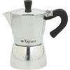 Tognana Grancucina, Caffettiera Moka, 3 Tazze, Mirror-Alluminio, Grigio