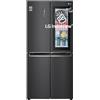 LG GMQ844MC5E Frigorifero Americano Multidoor Total No Frost con Congelatore, 530 L, Tecnologia InstaView, Door Cooling e Linear Cooling - Frigo Smart Multidoor con Wi-Fi e Display LED Esterno