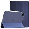 ProCase Cover iPad Air 13 Pollici M2 2024, iPad Pro 12.9" 6/5/4/3 Generazione 2022/2021/2020/2018, Custodia Ultra Sottile Leggero con Auto Svegliati/Sonno -Blu Marino