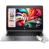 HP Elitebook, Pc Portatile intel i7-4600u 2.1Ghz 2 Core, Display HD da 14.1", Ram 8Gb, SSD 256Gb, Win 10, Notebook Pronto all'uso con Libre Office, Omaggio Chiavetta USB Finger Print (Ricondizionato)