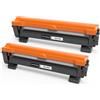 Skydo Compatible toner TN1050 compatible per Brother TN-1050 compatibile per MFC-1910W MFC-1810 DCP-1610W DCP-1612W DCP-1510 DCP-1512 HL-1110 HL-1112 HL-1210W (2 Nero)