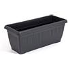 Prosperplast Fioriera vaso per piante rettangolare Terra 70 x 28 x 28 cm, colore: antracite