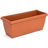 Prosperplast Fioriera vaso per piante rettangolare Terra 70 x 28 x 28 cm, colore: terracotta