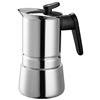 Pedrini 02CF037 Caffettiera Induzione, Acciaio Inossidabile, Steel Moka, 4 tazze