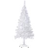 tectake® Albero di Natale Artificiale con Supporto, Aspetto naturale - ottimo per Natale Decorazioni Casa, Alberi Natale, con Base Albero di Natale, Christmas Tree - Bianco, 150 cm