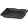 IMJ-Global Sottovaso per vaso Nero 14x14 cm Quadrato fioriera per piante Fiori TERRA PKWT14 da interno esterno Quadrato Nero in plastica