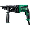 HIKOKI DH26PC2WSZ - Martillo ligero combinado SDS-Plus 3 posiciones 830W 2.9J 1100 rpm 4300 imp hasta 26 mm hormigón con maletín DH26PC2Z