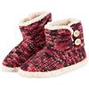 CityComfort CityComnfort Pantofole Donna Invernali a Stivaletto Antiscivolo Morbide e Calde (38-39, Rosso, numeric_38)