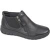 Valleverde Stivaletti Donna 36300 in Pelle Nero Modello Casual. Una Calzatura Comoda Adatta per Tutte Le Occasioni. Autunno Inverno. EU 38