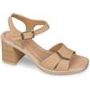 Valleverde Sandalo Donna 32450 in Pelle Ecru modello casual. Una calzatura comoda adatta per tutte le Occasioni. Primavera Estate. EU 38