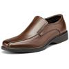 Bruno Marc Mocassini da Uomo in Pelle Slip on Scarpe Eleganti Vintage Elegante Oxford Slip on Scarpe Eleganti Vintage Elegante Oxford,Size 41,Marrone/Scuro,CAMBRIDGE-05