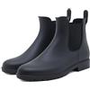 Uniuni Stivali Pioggia Donna Scarpe Impermeabili Comode Chelsea Boots Uomo Stivaletti Gomma Nero 41