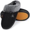 Mishansha Pantofole Uomo Invernali Ciabatte Donna Invernali da Casa Ciabatte Pelose Calde Memory Foam Babbucce Liquirizia, Gr.36 EU