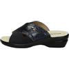 Valleverde Sandali Donna 25301 in Pelle Nero modello casual. Una calzatura comoda adatta per tutte le Occasioni. Primavera Estate. EU 37