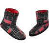 Marvel Pantofole Uomo a Stivaletto - Ciabatte Uomo Invernali Antiscivolo 38-45 - Scarpe da Casa Chiuse Gadget Regalo per Ragazzi (Grigio/Rosso, 40-41 EU)