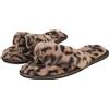 PERLETTI Ciabatte Donna Invernali da Casa Comode - Infradito Rosa Leopardate Aperte con Pelo - Pantofole Morbide Eleganti Stampa Animalier Moda - Ciabatte Peluche Calde Maculate Ragazza (Rosa Maculato, 37)