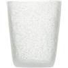 Memento Set 6 Bicchieri Vetro pulegoso Senza Gambo White Transparent