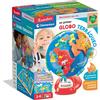 Clementoni - Mi Primer Globo Terráqueo (55482), Mappamondo interattivo junior con continenti e animali, gioco ecologico in spagnolo (lingua italiana non garantita), a partire da 3 anni