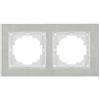 Monkey Ladder Cornice doppia in vetro decorativa - linea 8000. Questa elegante cornice presenta un design punteggiato che esalta le tue foto e i tuoi ricordi, ideale per qualsiasi spazio della tua casa o ufficio.
