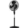 Taurus Greco 16CR Elegance - Ventilatore a colonna da 40 W, Oscillante, Base rotonda, Altezza regolabile, Sistema di oscillazione automatico/Inclinazione regolabile, 3 lame/Diametro 40 cm, Silenzioso