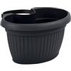 Prosperplast Prosper Plast dtry28-s433 19.8 x 15 x 28 cm Vaso da Fiori Terra - Antracite