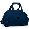 Julian Ross Borsone da Viaggio Pieghevole, Tempo Libero, 45 Centimetri, Poliestere, Bagaglio a Mano, Borsa Cabina, Palestra, Piscina, Danza, Yoga, Impermeabile (Blu Navy)