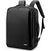 HOMIEE Zaino Porta PC Uomo Espandibile Zaini Viaggio per Laptop con USB Impermeabile Zainetto Sportivo Borsa da Computer Notebook per Lavoro Ufficio Sport Università Scuola