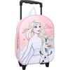 mybagstory - Zaino per bambini - Trolley - Frozen - 3D - Rosa - Bambino - scuola - asilo - asilo - ragazza - taglia 32 cm - spallacci regolabili - ruote - idea regalo - Frozen, Frozen - Rosa, 32 cm x