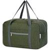 Narwey Bagaglio a Mano 40x20x25 Ryanair Borsone da Viaggio Pieghevole Borsa da Cabina Aereo Borsa Palestra Borsa Weekend (Army Green)