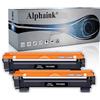 alphaink 2 Toner Compatibili con Brother TN1050 TN-1050 TN-1000 per Brother DCP-1510 DCP-1512 DCP-1612W DCP-1610W DCP-1616NW HL-1210W HL-1110 HL-1112 HL-1212W HL-1201 MFC-1810 MFC-1910W (2 Nero)