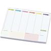 LEViM4 - Planner Settimanale 2026 da scrivania formato A3 Planning da Tavolo Perpetuo da 52 Fogli, Incollato in Testa, Cartoncino di Supporto, Date Personalizzabili, agenda Maxi