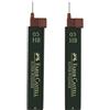 Faber-Castell Faber Castell - Blister Tubo di 12 mine, 0.5 mm 2 tubi HB