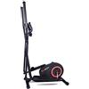 BOUDECH Bici cyclette ellittica cross trainer bidirezionale con volano da 5kg ultra silenzioso, resistenza magnetica regolabile su 8 livelli e design con doppia impugnatura e cardiofrequenzimetro. (Nero)