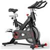 PASYOU Cyclette da Casa con resistenza magnetica, Cyclette professionale, Spinning Bike regolabile in 4 direzioni con monitor RPM, Volano 15kg, Silenzioso e Sicurezza Stabile, Capacità 150 kg，S50