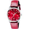 Gucci Orologio Analogico Classico Quarzo da Donna con Cinturino in Pelle YA126584